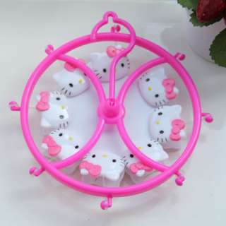 Hello Kitty Plastic Cute Clothes Rack Clothes Hanger Pink 1pc  