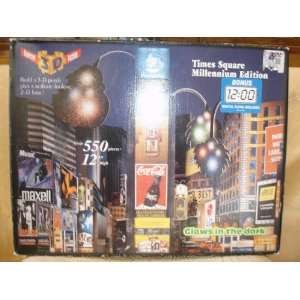  3 D PUZZLE TIMES SQUARE NEW YORK/GLOW IN THE DARK 