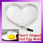 Heart Shaped Cook Fried Egg Pancake Stainless Steel Mold Mould Kitchen