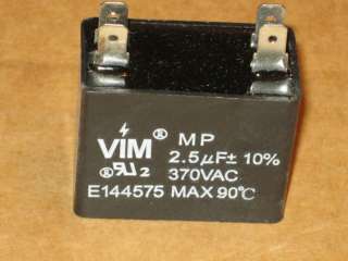 VIM 370VAC Motor Run Capacitor E144575 (Lot of 5)  