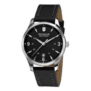   Army Mens 241083 Garrison Collection Brown Leather Watch Victorinox