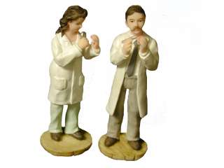Figurine depicts doctors hard work at their craft. Makes a great gift 