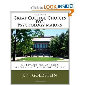  Great College Choices for Psychology Majors (9781456540524 