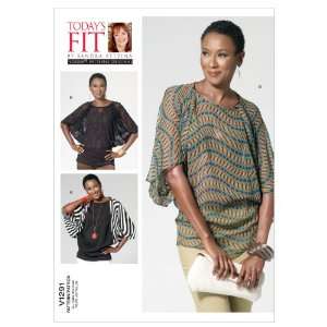  Vogue Patterns V1291 Misses Top, All Sizes Arts, Crafts 