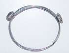 African Elephant Hair Bracelet   2 Knot Stainless Steel from Zimbabwe
