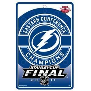 Tampa Bay Lightning 2011 NHL Eastern Conference Champions 7.25 x 11 