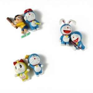  Doraemon Lovely Action Figure Toy Set   6 Pieces: Toys 