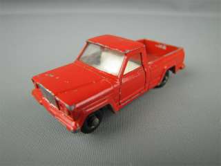 1960s Matchbox Lesney #71 Jeep Gladiator Red Truck  