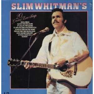  20 greatest love songs LP SLIM WHITMAN Music