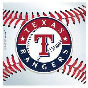  Texas Rangers Baseball Beverage Napkins (36) Party 