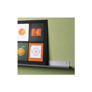 Peter Pepper Envision Wall Mounted Aluminum Shelf 60   96 W with Lip 
