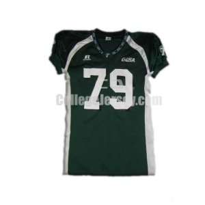   No. 79 Game Used Tulane Russell Football Jersey