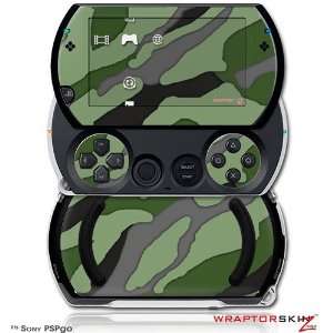   Screen Protector Kit   Camouflage Green fits Sony PSP go Video Games