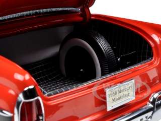   model car of 1956 mercury montclair closed convertible carousel red