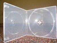 200 7MM SLIM SQUARE POLY CD/DVD CASES, CLEAR   PSC6  