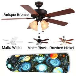   Image Concepts 4 light Outer Space Blade Ceiling Fan  Overstock