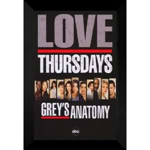  Greys Anatomy 27x40 FRAMED TV Poster   Style C   2005 