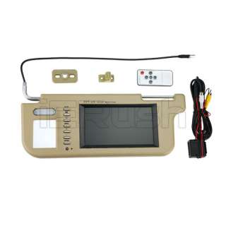 Car Sun Visor Rear View TFT LCD Color Monitor Left for car rearview 