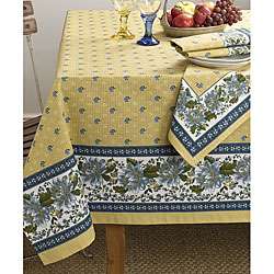 Mimi Gold/Blue 70 x70 Square Table Cloth  