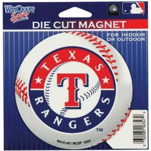  Texas Rangers   Baseball Logo In/Out Magnet MLB Pro 