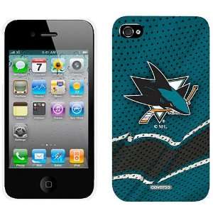 NHL San Jose Sharks Jersey iPhone 4 Case:  Sports 