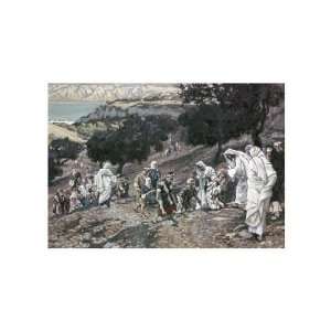   Tissot   Jesus Healing The Lame & The Blind Giclee: Home & Kitchen