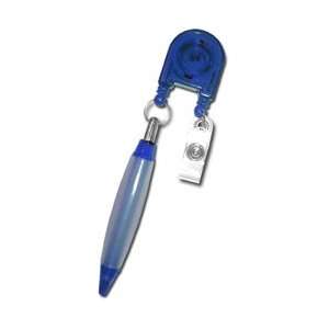  Badge Reel   Dual Reel with Pen   Blue ,  x  Office 