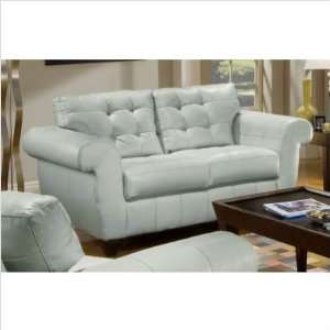   F7665   V3 Times Square Leather Loveseat 