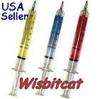 syringe injector needle novelty pens halloween party favors gag