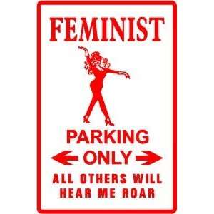  FEMINIST PARKING sign street politics limbaug: Home 