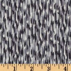  44 Wide Anna Griffin Willow Collection Ikat Black Fabric 