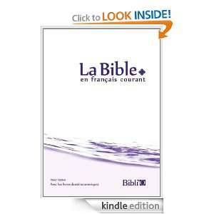 La Bible en français courant avec notes, avec les livres 