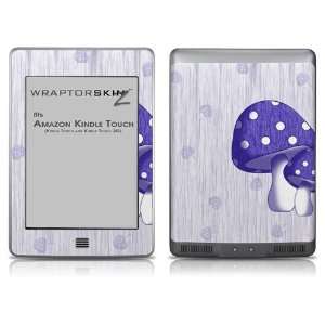     Kindle Touch Skin   Mushrooms Purple 