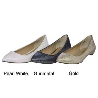 Report Womens Gonzalez2 Sparkling Pointed Toe Flats  Overstock