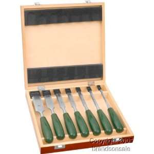  7 PC Wood Chisel Set In Wood Case