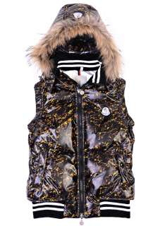 New Mens winter Down Vest Hooded Yellow Camouflage jacket size M 