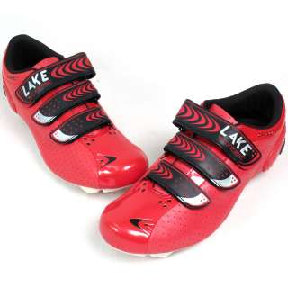   CX235 WN SPD ROAD BIKE CYCLING SHOES 12 12.5 RED WHITE CARBON  