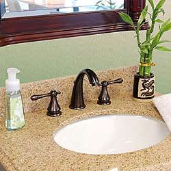    inch Wide Spread Oil Rubbed Bronze Bathroom Faucet  Overstock