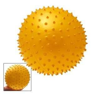  Inflate Body Massage Ball Yellow for Relaxing Exercise 