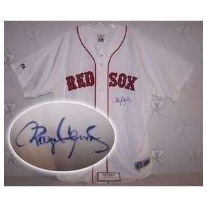 Roger Clemens Signed Red Sox Replica Jersey:  Sports 