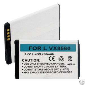 Cell Phone Battery For LG Chocolate 3 VX8560 Models NEW  
