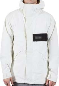 Mens BURTON Poacher Jacket 2012 White/Black   NEW WITH TAGS  