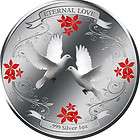 Niue 2011 2$ Eternal Love 2011 Proof Silver Coin
