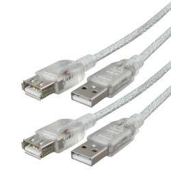 USB 2.0 A A 10 foot M/ F Extension Cable (Pack of 2)  Overstock