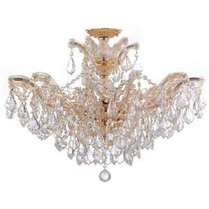 Maria Theresa Chandelier Draped in Clear Swarovski Elements Crystal 