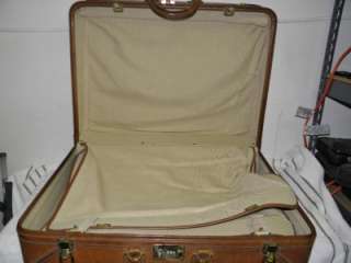   Vintage Leather Luggage * Corbin Sesamee* Million Dollar Estate Find
