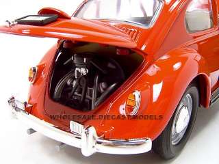 1967 VOLKSWAGEN VW BEETLE 1:18 DIECAST CAR MODEL RED  