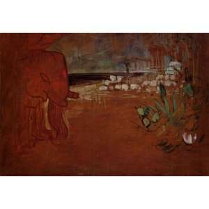 : Oil Painting: Indian Decor: Henri De Toulouse Lautrec Hand Painted 