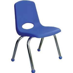  Stackable School Chair   Chrome Legs & Ball Glides   14 
