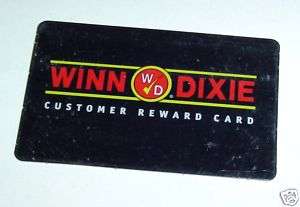 WINN DIXIE GROCERY STORE CARD CUSTOMER REWARD DISCOUNTS  